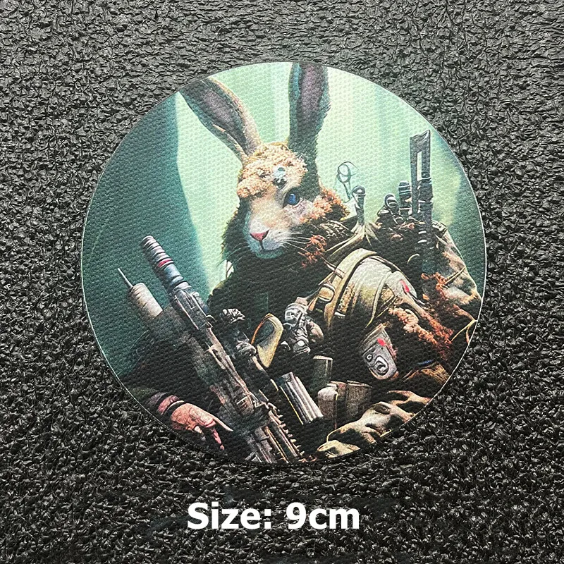 MONSTER QUALITY Fishing Enthusiasts Series Printing Patches Tactical Military Rabbit For Clothing Bag DIY Decoration