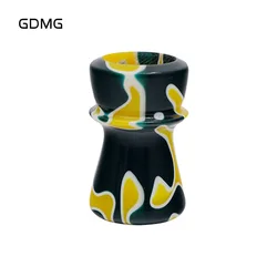GDMG brush-Candy pattern Yellow and Green Shaving Brush Handle Acrylic Material Handmade Handle Essential Tool for Daily Shaving