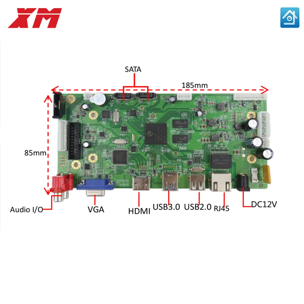 Imagem -04 - Xmeye-network Video Recorder Board Suporta Câmeras ip de até Megapixels Compatível com Onvif 16ch 8ch 4k Nvr 5mp 3mp H.265