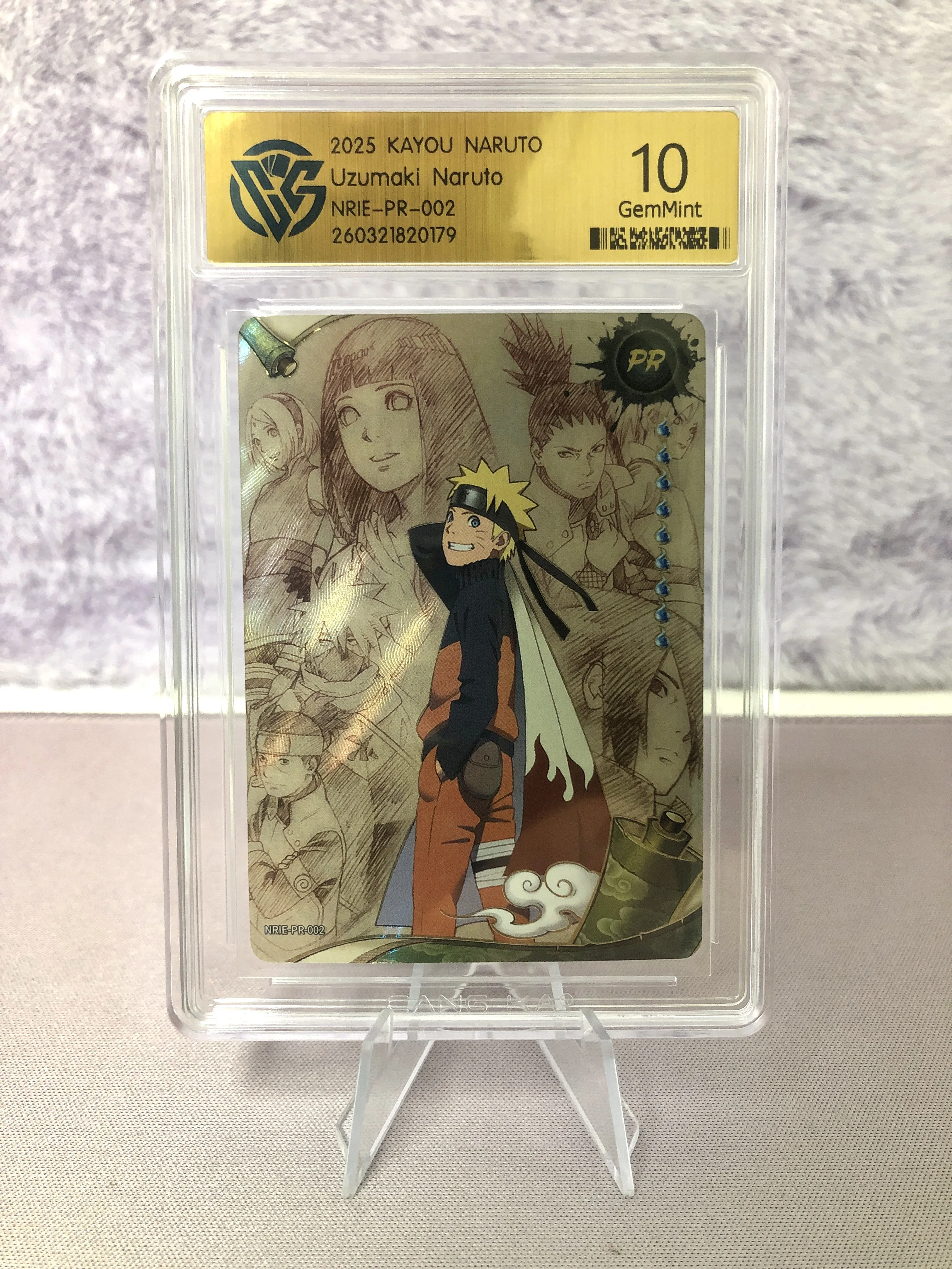 Original KAYOU Naruto Card SE BP NR CR MR SP PR CCG 10 Gem Graded