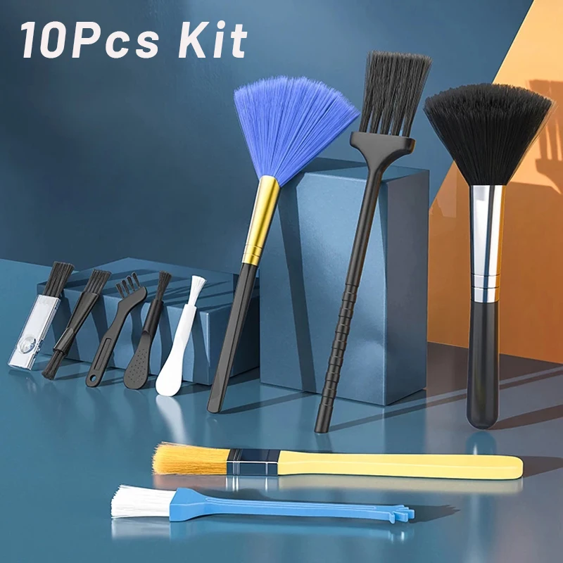 10/1Pcs Portable Anti-static Dusting Brush Laptop Cleaning Kit for Computer PC Shaver Keyboard Small Space Car Interior Cleaner