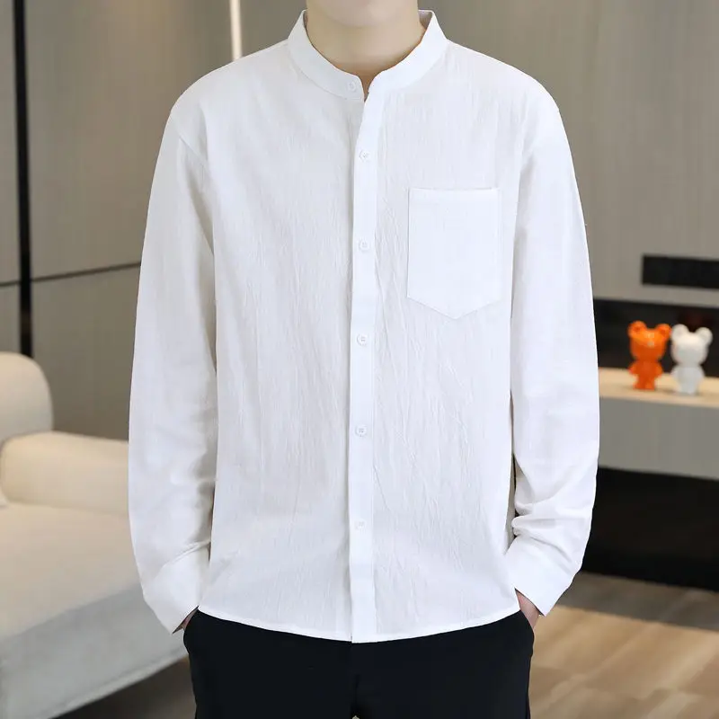 

Plus Size New Business Formal Shirts Office Dress Streetwear Slim Men Shirt Casual Long Sleeve Tuxedo Shirt Brand Clothing A02