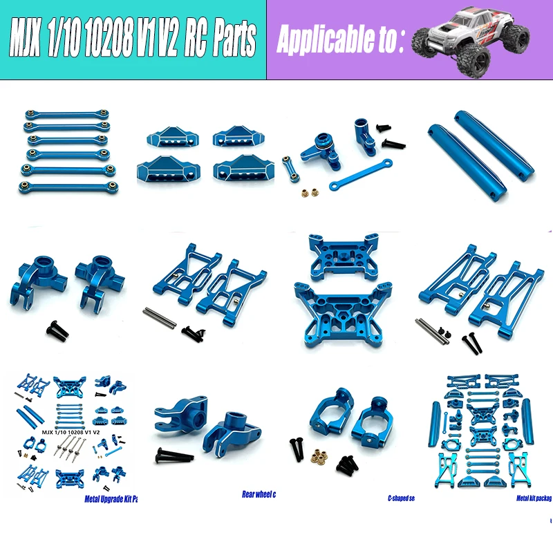 

Новый MJX Hyper Go 10208 масштаб 1/10 4WD RC металлический поворотный рычаг рулевая чашка ступица амортизаторная башня приводной вал обновленные детали аксессуары