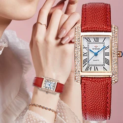 Diamond Women Watch WWOOR Luxury Elegant Lady Bracelet Wristwatch Fashion Dress Rhinestone Watch Gift For Women Relogio Feminino