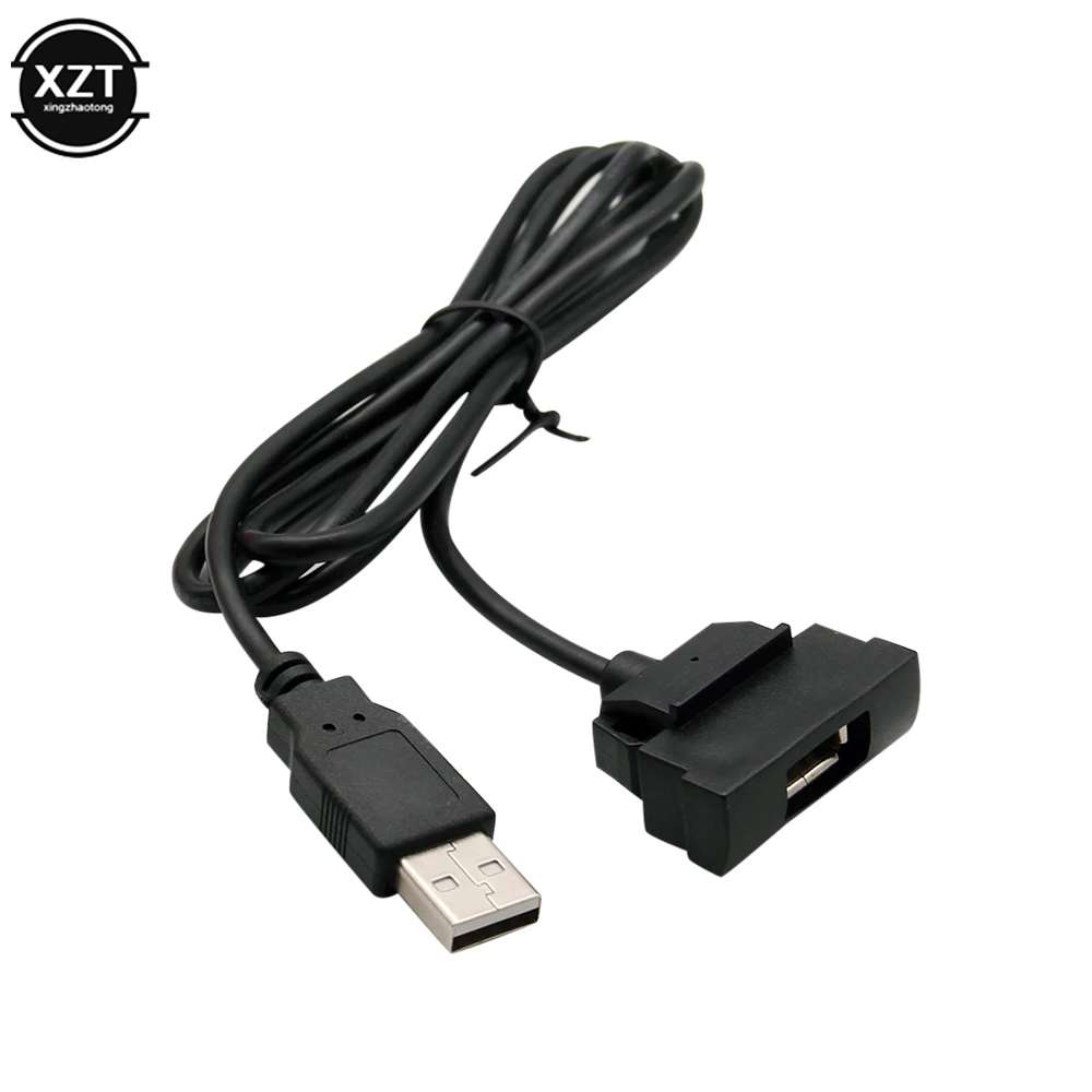 1szt Car RCD510 RNS315 Radio USB Interface Extend Cable Adapter dla Skoda Octavia Modification Android GPS Button Headunit Panel