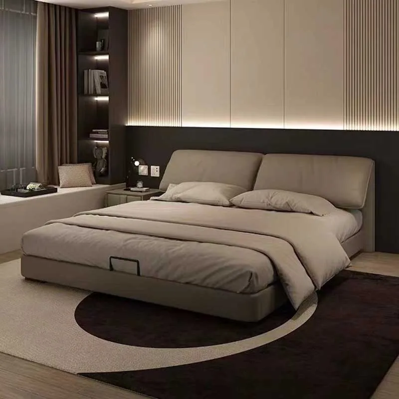 

Bed Headboard Glamorous Full Size Twin Bed Frame Luxury Platform Wood Furniture