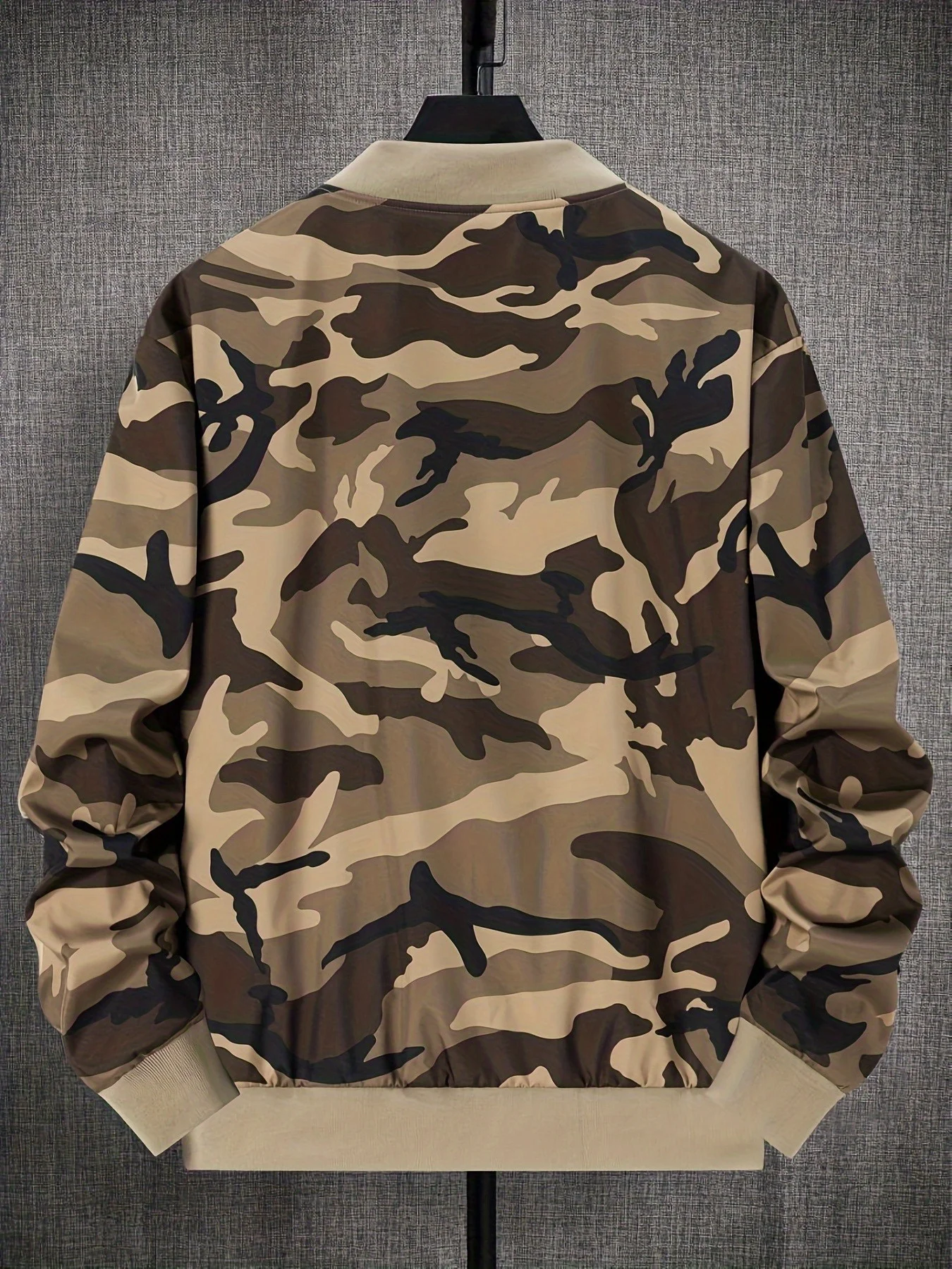 Męska kurtka kamuflażowa w stylu streetwear, kurtka sportowa