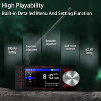 Advanced AMNVOLT V3 SI4732 DSP Radio Compact Full-Band (FM/AM/SSB/LSB/USB) with Hi-Z & Headphone Amp, Telescopic Antenna