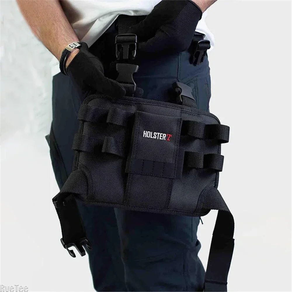 Bolsa de herramientas de reparación mejorada, bolsa de transporte pequeña compacta para electricista, mecánica