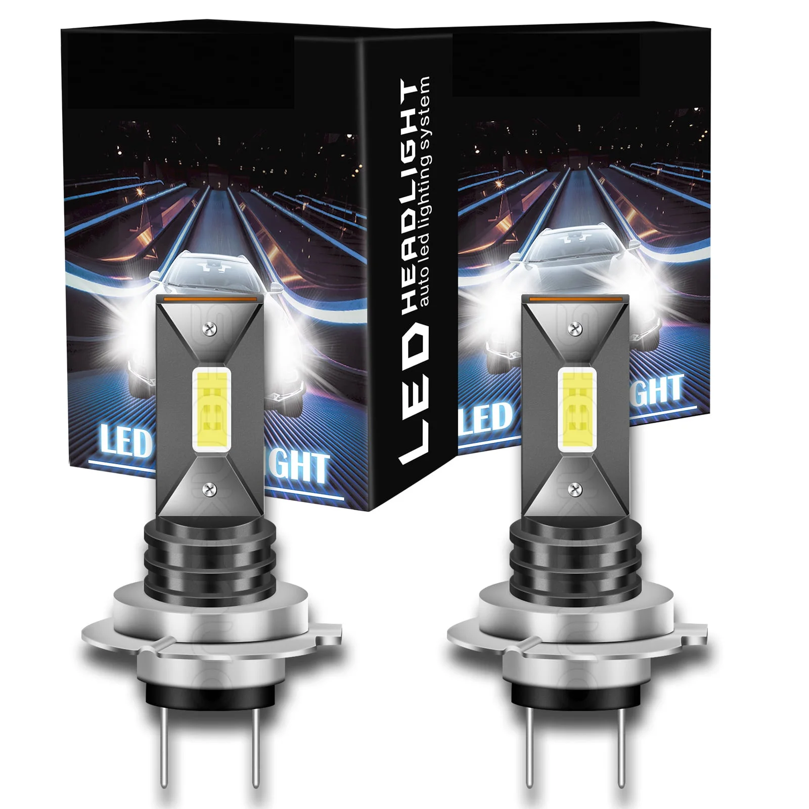 

Mini Size H7 LED Headlight Canbus Lights 800000LM Super Bright Wireless Turbo Fog Bulb 6000K Automobile Car Auto Lamp 2pcs