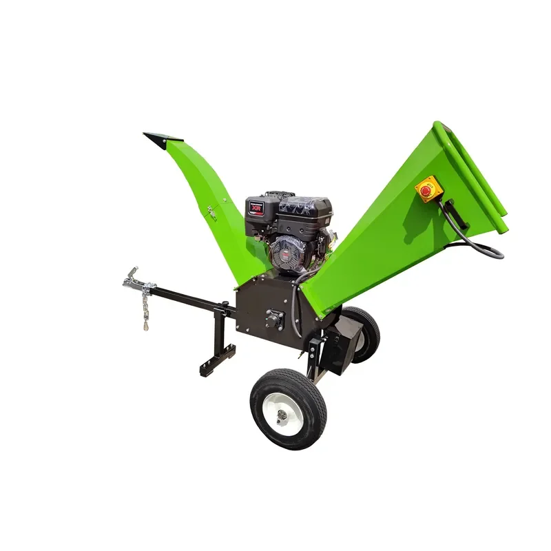 New Portable Factory Price High Efficiency Engine 5-Inch Mobile Wood Chipper Tree Branch Shredder Chipping Garden
