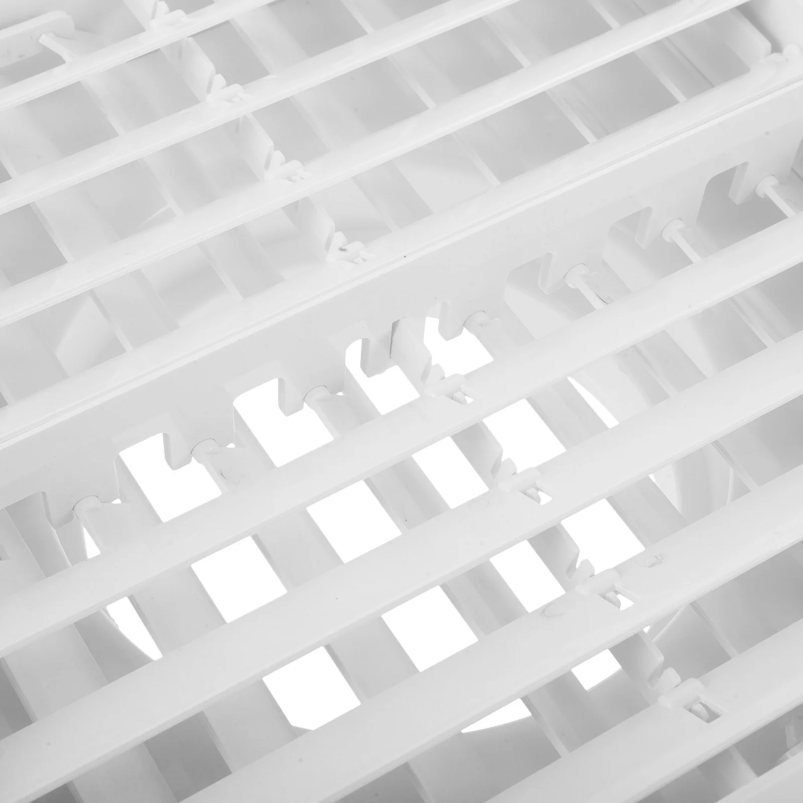 تصميم منفذ تنفيس تكييف الهواء ثنائي الطبقة ABS للتحكم الفعال في تدفق الهواء ومنع الحطام #5