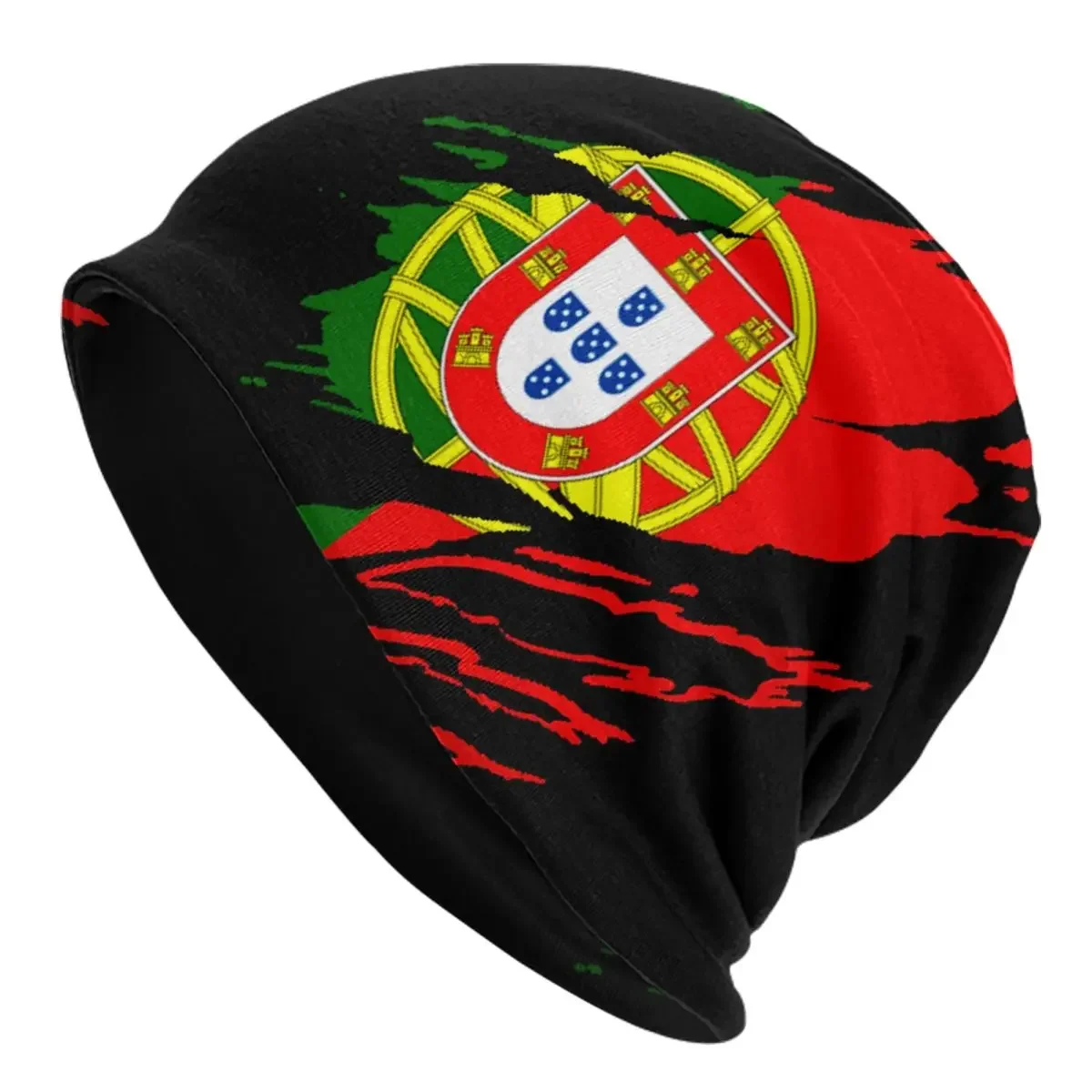 Flag Of Portugal Bonnet Hat Cool Street Skullies Beanies Hat Unisex Warm Thermal Elastic Cap