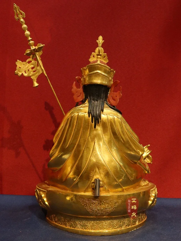 لوتس لايف ماستر العرقية التبتية 10 بوصة و 15 بوصة تمثال بوذا مذهب الحرفية المفروشات المنزلية لقاعة البوذية عرض