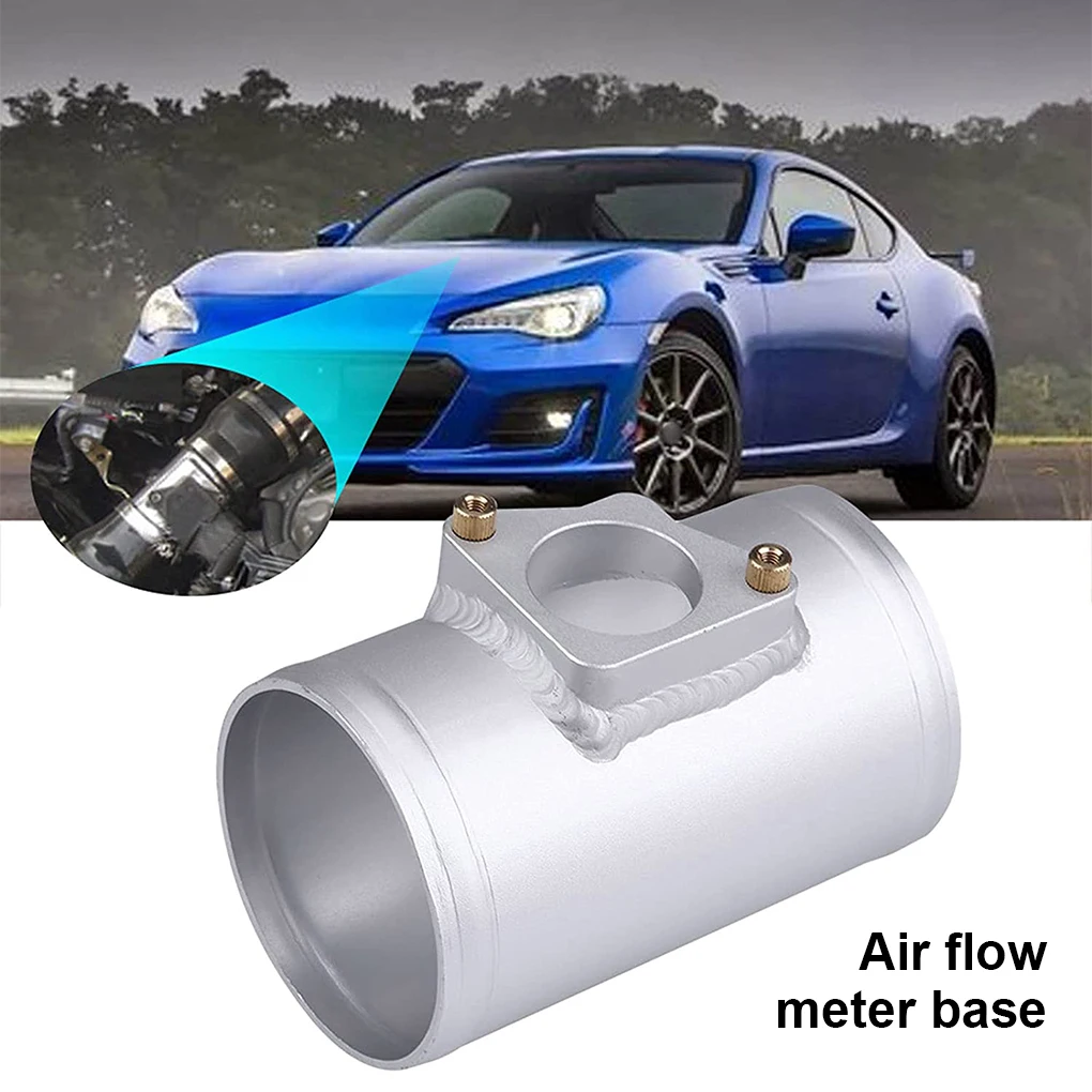 อะแดปเตอร์เซ็นเซอร์วัดการไหลของอากาศแบบยูนิเวอร์แซล พร้อมเกจวัด ตัวฐานยึดทำจากอลูมิเนียมอัลลอยด์ อุปกรณ์ซ่อมรถยนต์ อะไหล่ทดแทน