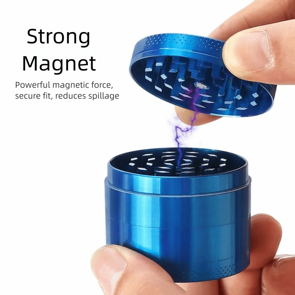 

Zinc Alloy 4-Layer Grinder Non-Stick Coated 40mm Size Metal Grinder Pollen Scraper Spice Crusher Rolling Accessories