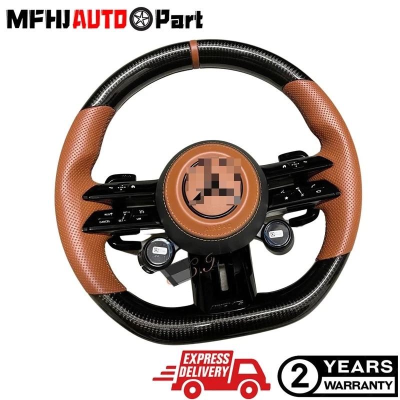 

For 2013~2018 MERCEDES 2023 AMG OEM E63 S63 C63 CLS63 G63 CARBON FIBER DIAL STEERING WHEEL