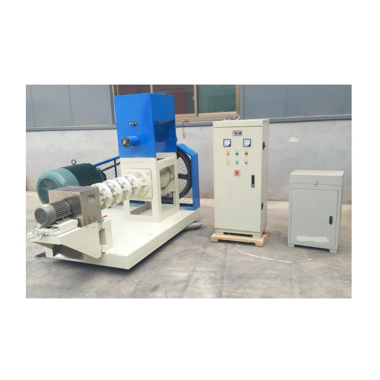 Dry Floating Fish Feed Food Processing Extruder Machine