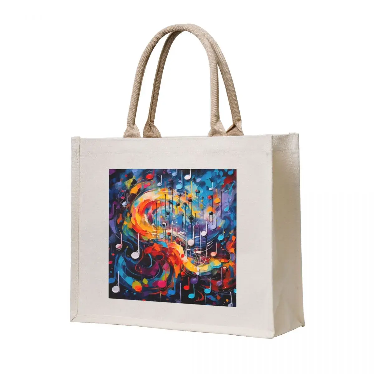 

musical notes Tote Bag Handbags tote bag men's bags luxury women shopping cart bags