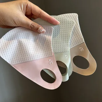 Offre spéciale masque en soie glacée respirant Anti-UV masqu...