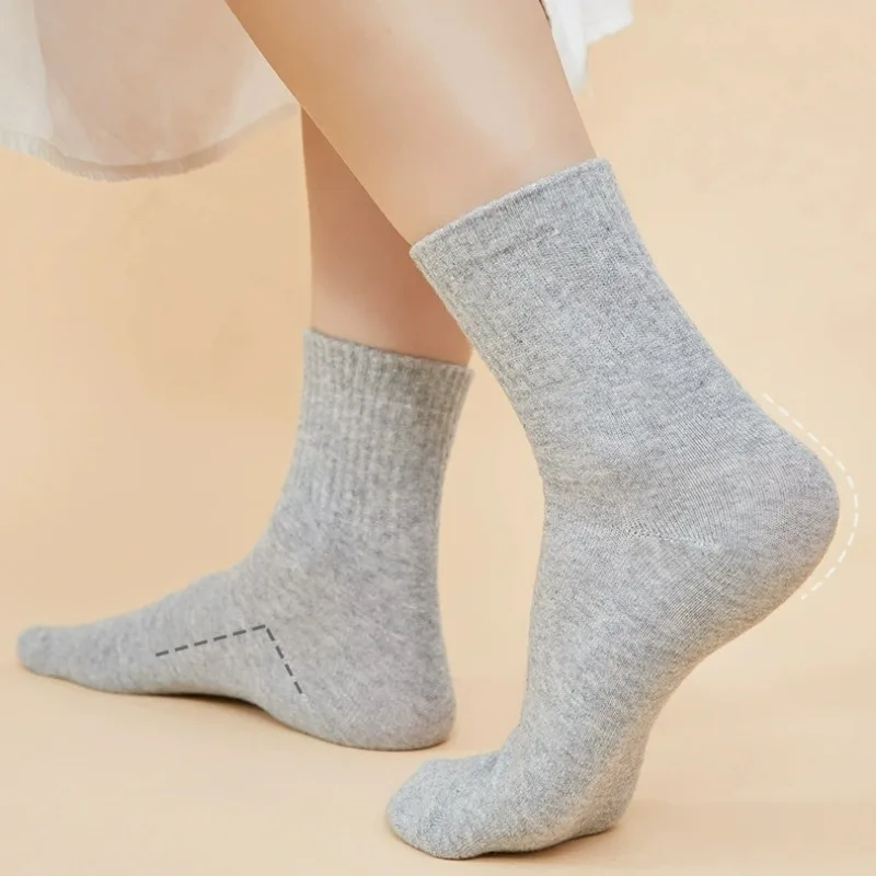 Summer No Wash Compression Socks Breathable Thin Highly Elastic Short Sock Business Trip Travel Portable Compress Middle Hosiery