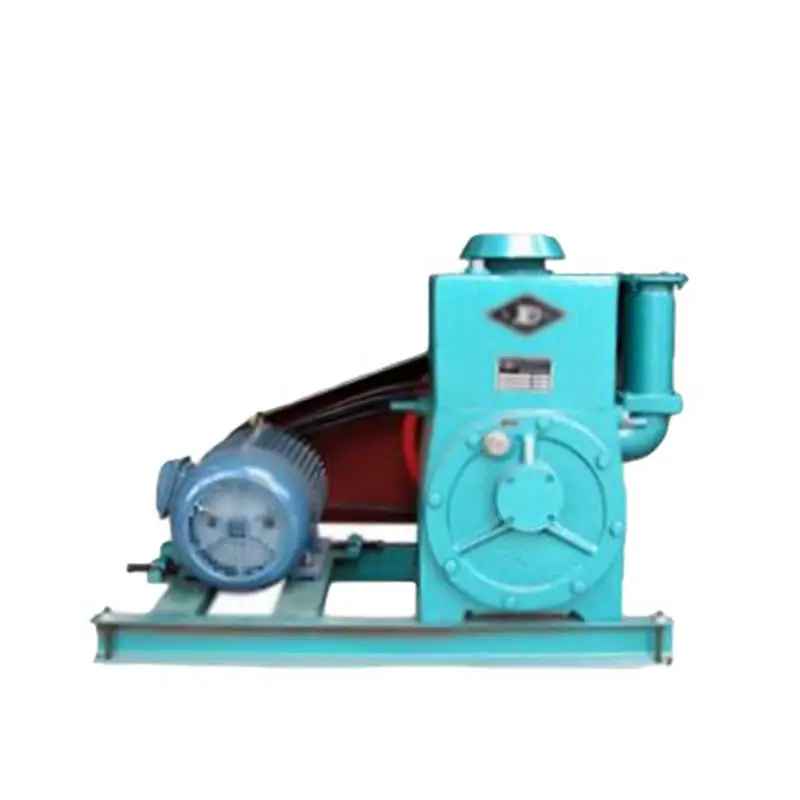 2X-70A Two-stage Rotary Vane Vacuum Pump, Electric Belt-type Water-cooled Industrial Refrigeration Equipment 6*10-2(pa)
