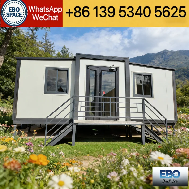 Secure Expandable Container House Steel Frame Modular Design Suitable for Harsh Environment Applications