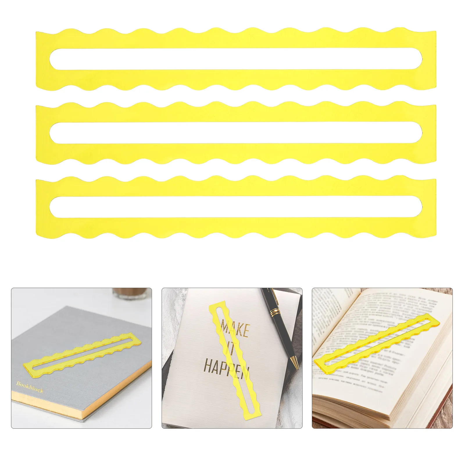 

6Pcs Dyslexia Reading Guide Strips Colored Overlay Bookmarks for Kids Students Reading Aid Tools Classroom Home