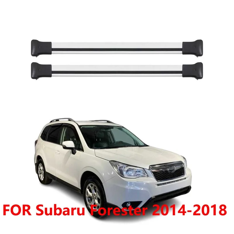 

Поперечные перекладины багажника на крышу для Subaru Forester 2014-2018, серый багажник 2 шт.