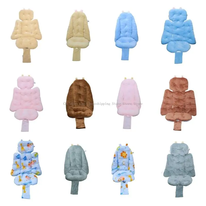 

Lovely Baby Carriage Pad Safe Polyester Fiber Simple Care Removable Cushion