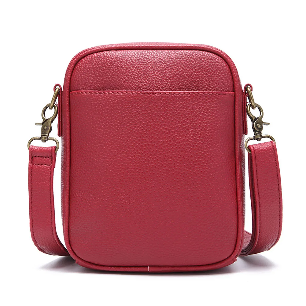 

Crossbody Leather Bag Vintage Anti-Theft Messengers Bag for Women Men