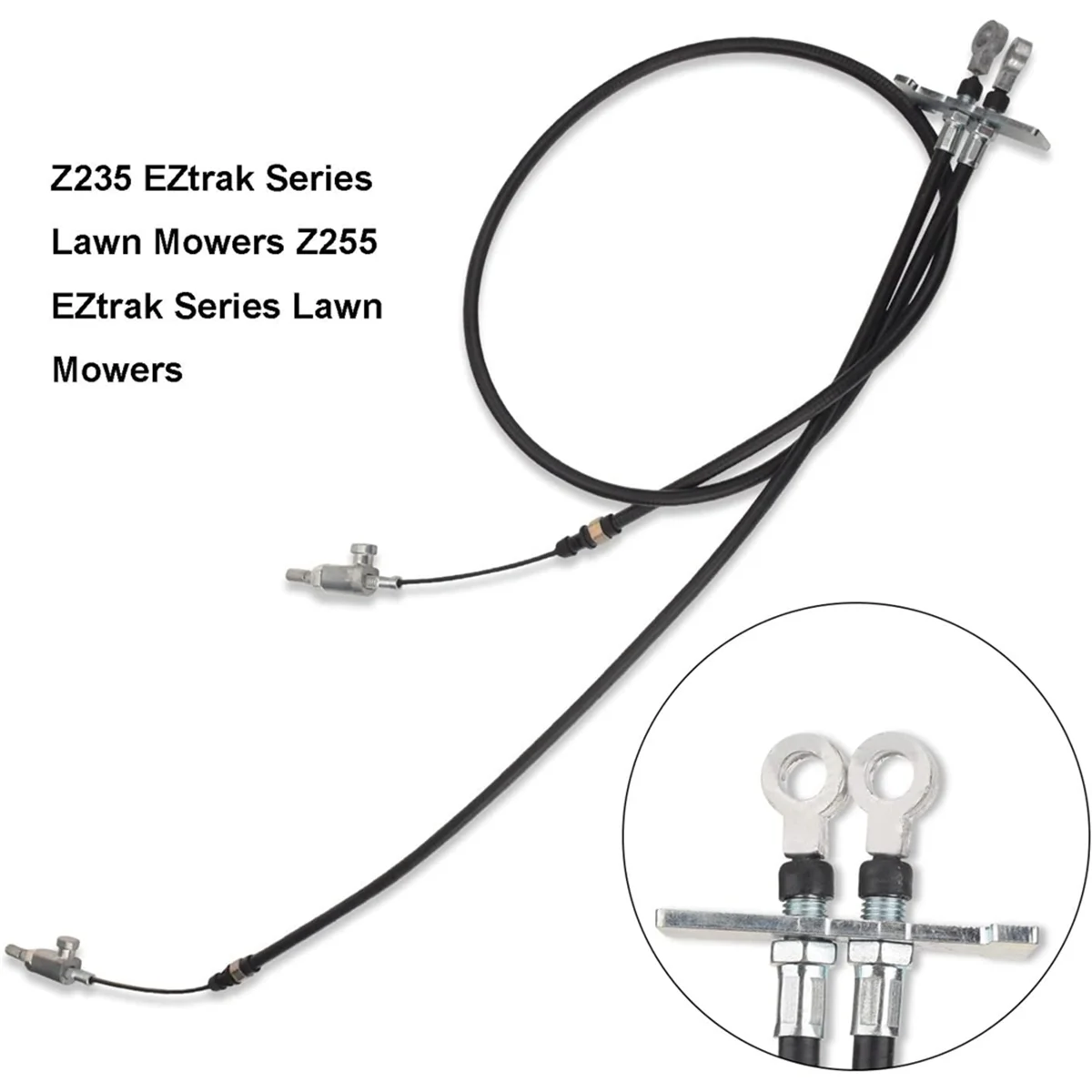 GY22289 Cable de elevación de cubierta de cortacésped para cortacésped serie Eztrak Z235 Z255, reemplaza GY22157 AM 145470   AM AM. 142881