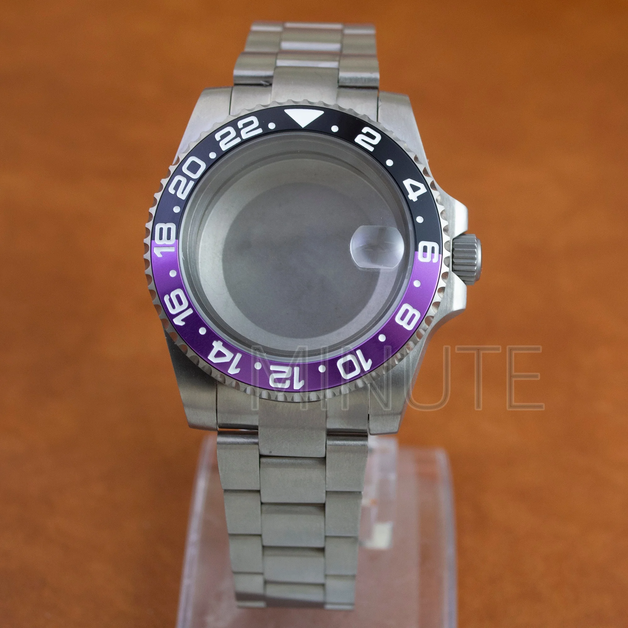 40 مللي متر ساعة تيتانيوم حزام سوار الياقوت NH34 NH35 NH36 ETA2824 PT5000 حركة ل SUB GMT يخت الرجال ساعة اكسسوارات