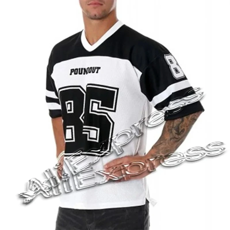 تي شيرت رجالي قصير الأكمام سريع الجفاف كاجوال لكمال الأجسام واللياقة البدنية وصالة الألعاب الرياضية وكرة السلة بتصميم مطبوع مرن متاح