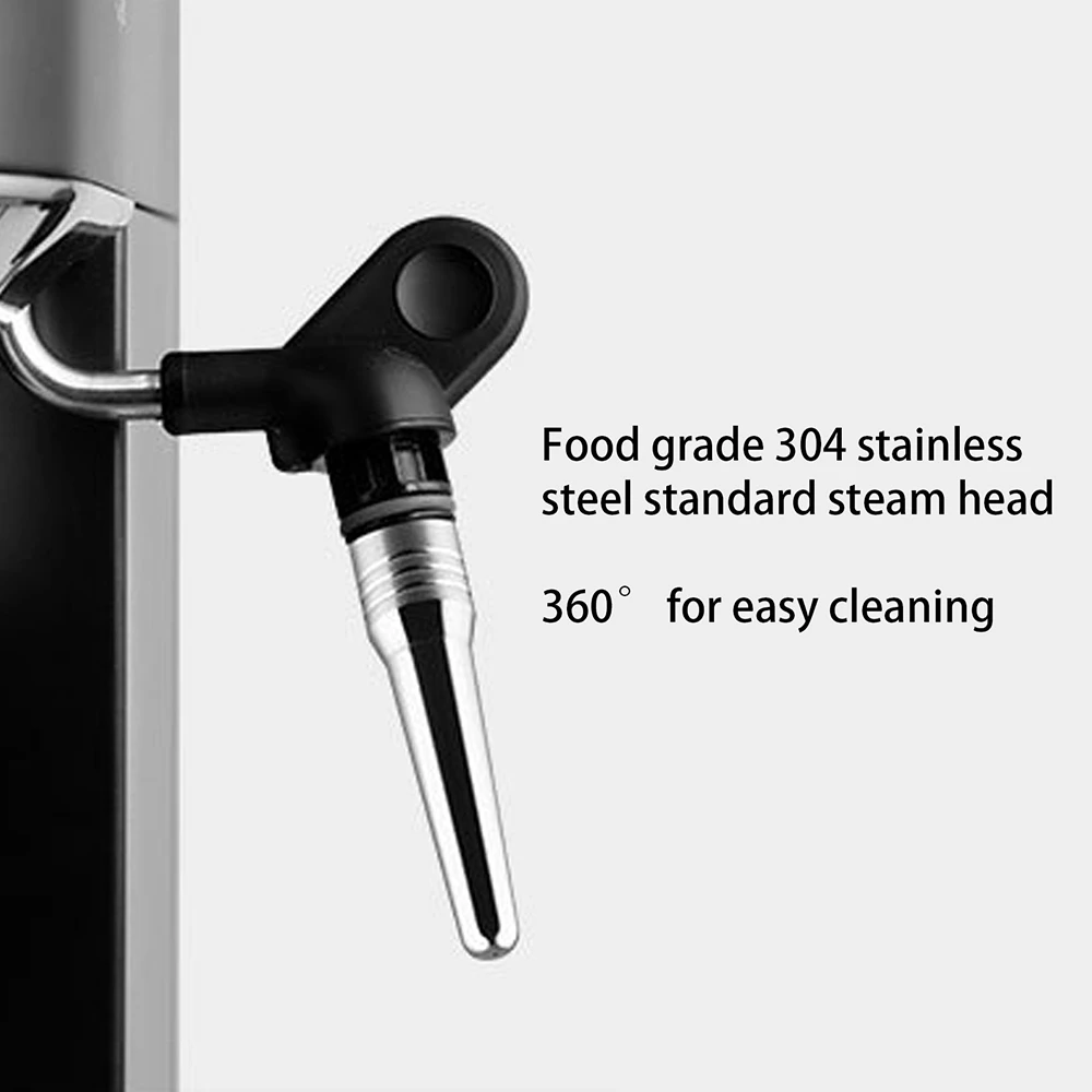 Stainless Steel Coffee Machine Accessories Coffee Machine Steam Pipe Nozzle One Hole Steam Nozzle Silver Coffee Tools