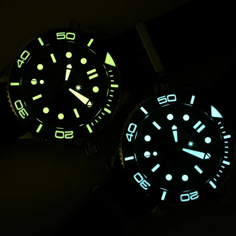 Octopus Kraken 007 Watch For Men Vintage Watch Retro Luminous 300M Waterproof SW200 Movement Automatic Mechanical Diver Watches