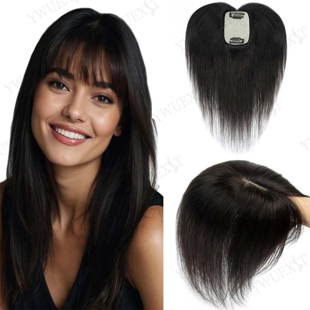 

Накладка для волос для редеющих волос: реалистичная имитация кожи головы, широкое покрытие, невидимая основа, натуральные человеческие волосы, различные размеры и цвета