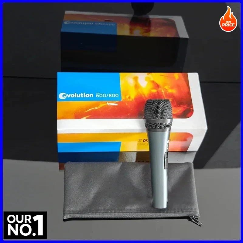 

Микрофон динамический проводной Evolution 800 Series E835S для домашней записи, караоке и социальных аудиовыступлений, оптовая продажа, 3 шт., 2026