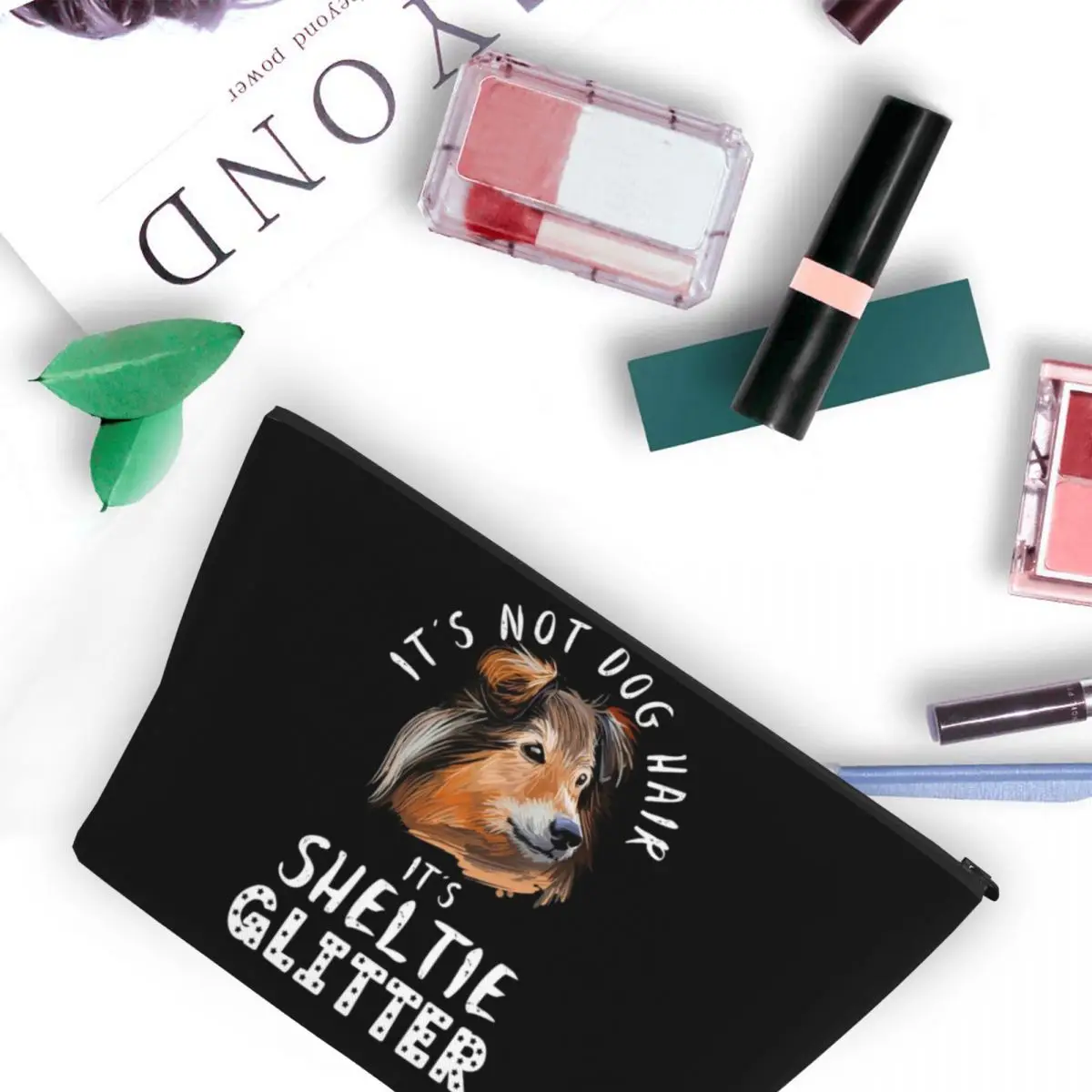 

Sheltie Dog женская косметичка дорожный органайзер для макияжа сумка для хранения туалетных принадлежностей Dopp Kit Box