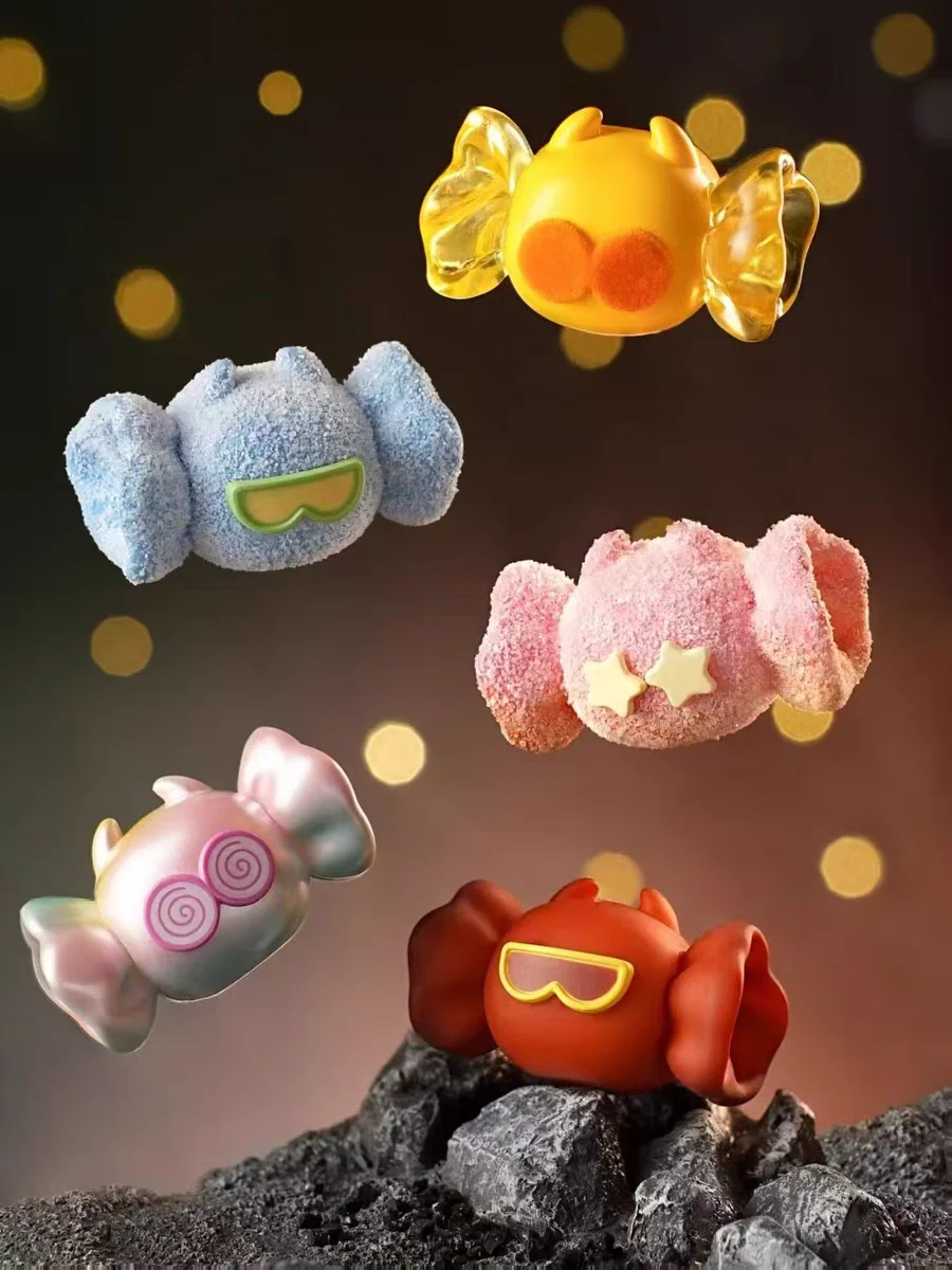 

Серия конфет Odd Taste Xbx Pop Bean: Слепой пакет с милой флокированной мини-игрушкой, фигурка для декора комнаты, подарок для детей, модная коробка-сюрприз