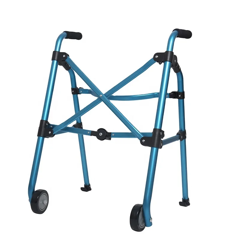 

Light Weight Folding Space Saver Travel Walker For Elderly Disabled