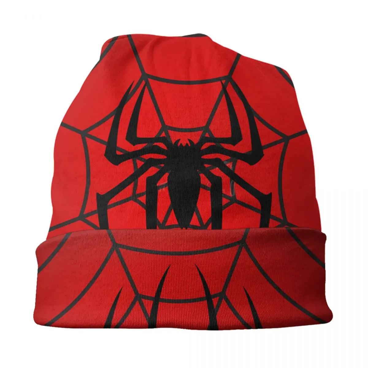 Niestandardowy Spider Man Cartoon Superhero Skullies czapki czapki unisex zimowa ciepła czapka robiona na drutach dla dorosłych czapki z daszkiem