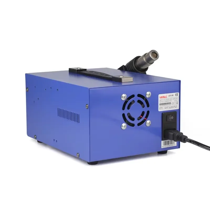 YIHUA 853D New Rework 3-in-1 SMD Soldering Station Hot Air Iron AC 110-240V Steel 480 BGA Welding Repair Tool 1-Year