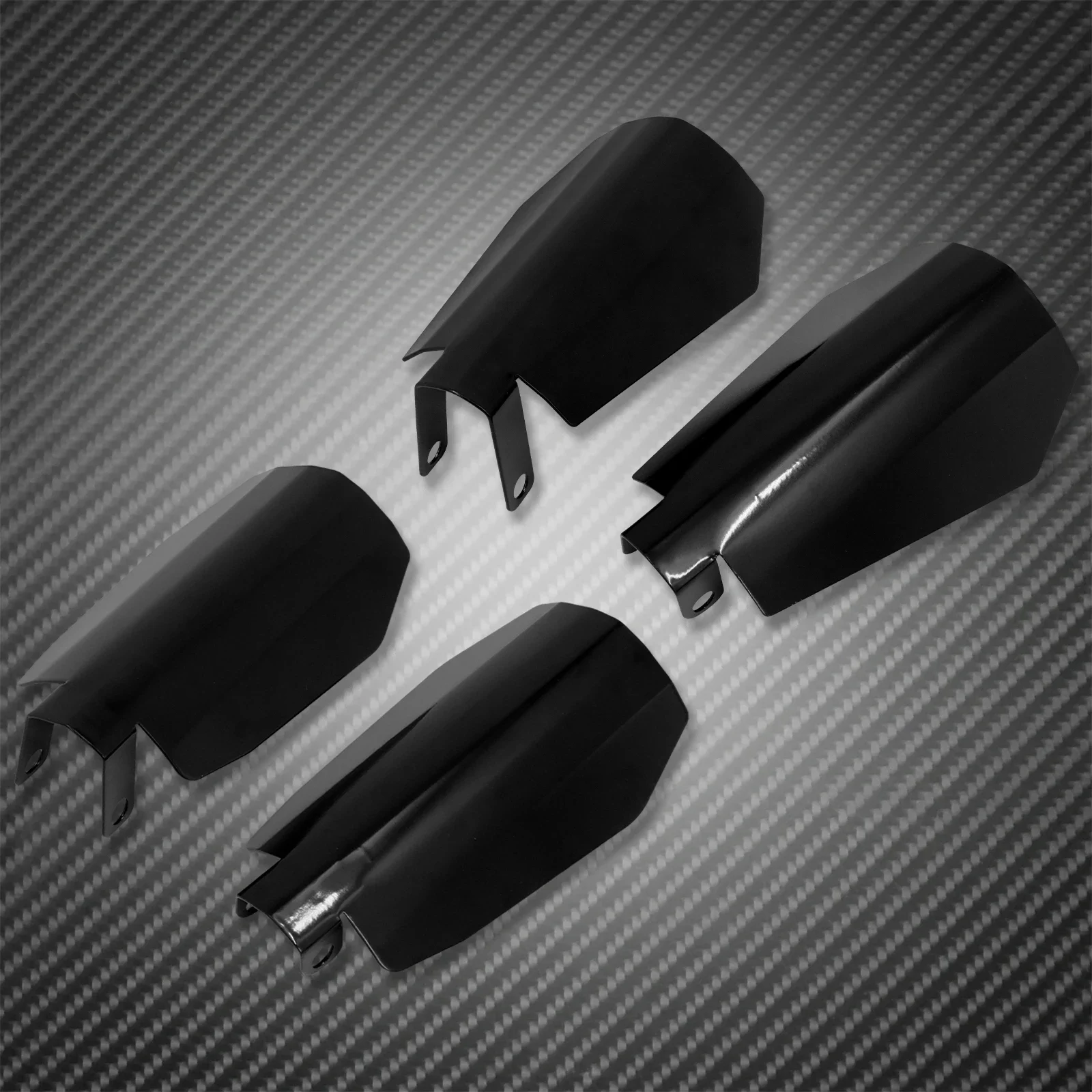 Motorcycle 2PCS Shade Hand Guard Left Right Handguard Protector Cover Gloss Black For Harley Dyna Sportster XL1200 883 Baggers