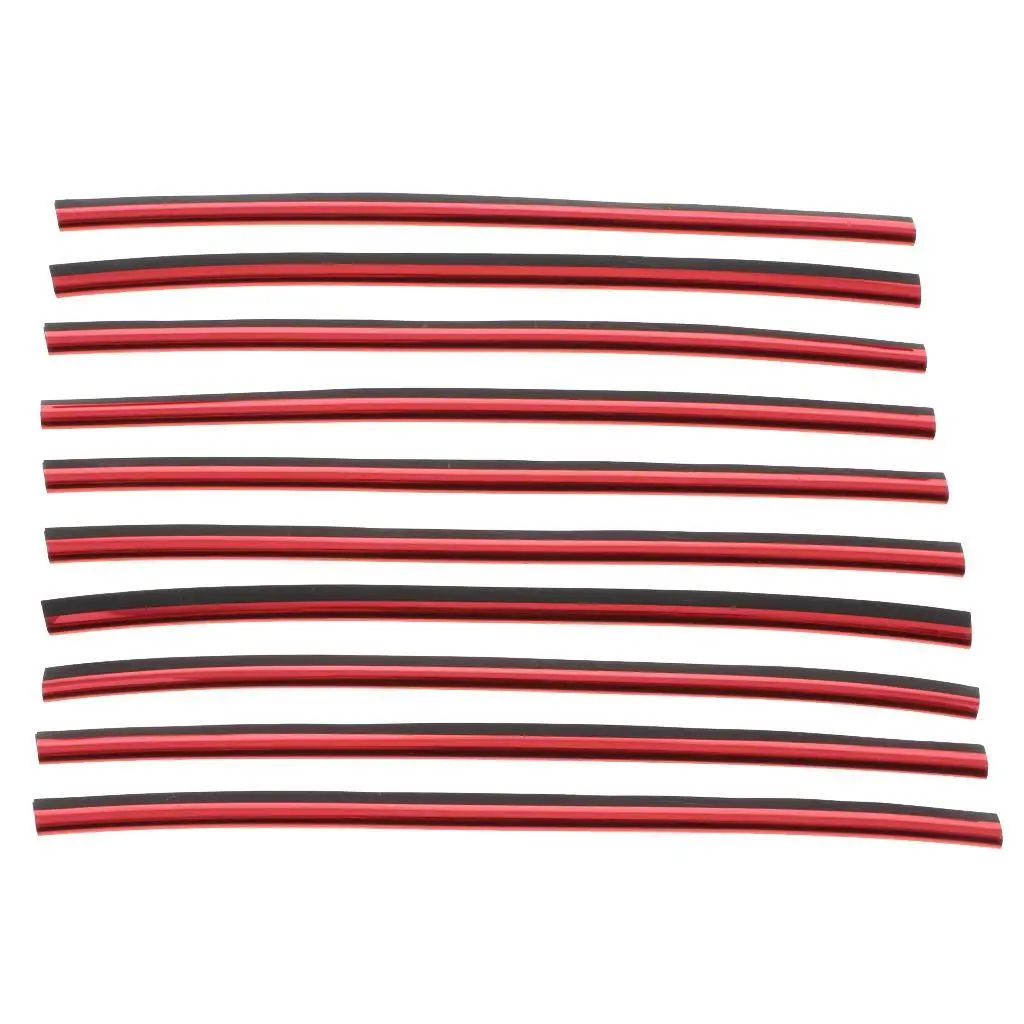 

10 шт./компл. автомобильный хромированный кондиционер, вентиляционная решетка, полоса