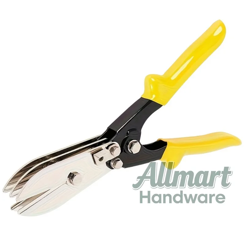 5-layer metal blade hose clamp, yellow black anti slip handle, professional steel pipe compression and contraction tool