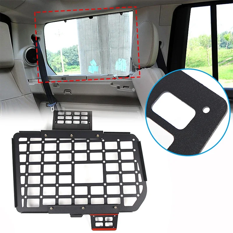 For Land Rover Discovery 3 4 LR3 LR4 2004-2016 Aluminum Alloy Black Trunk Side Window Storage Rack Hanging Bag Rack