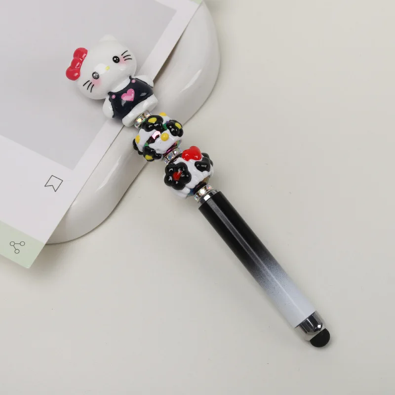 New model Hello kitty Bead Pen Hand drawn Bead Touchscreen Pen Mobile Tablet accessory Student Learning Supplies Office Supplies
