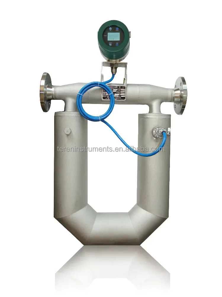 high reliability Compact Drainable Coriolis Mass Flow Meter and Density Meter 1inch