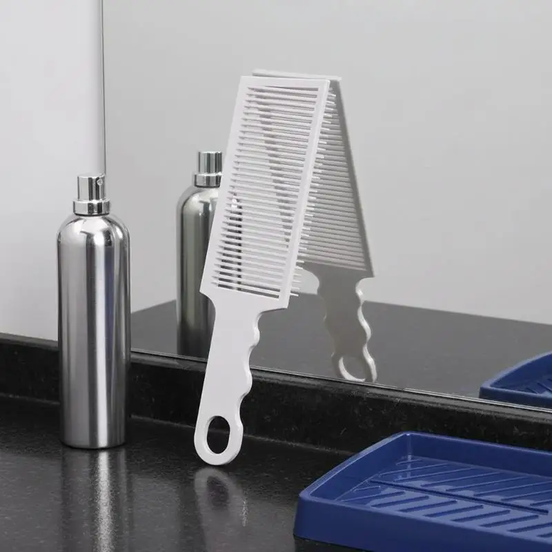 Hair Cutting Comb Professional Anti-Static Flat Top Barber Clipper Comb for Men’s Hair Styling Home Salon Use 1Pcs